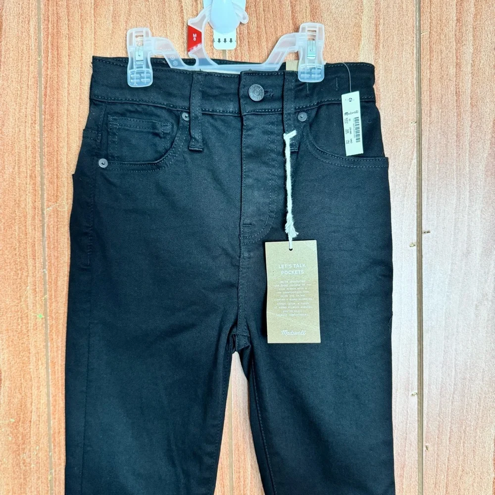 Madewell Curvy‎ High Rise Skinny Black Jenas 23 - Picture 3 of 7